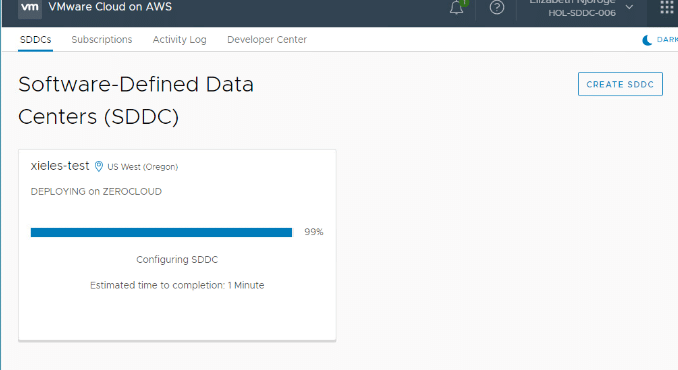 SDDC Deployment process