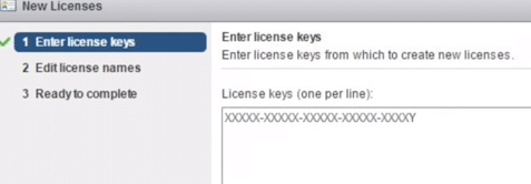 License key registration