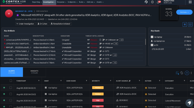 Palo Alto Cortex XDR